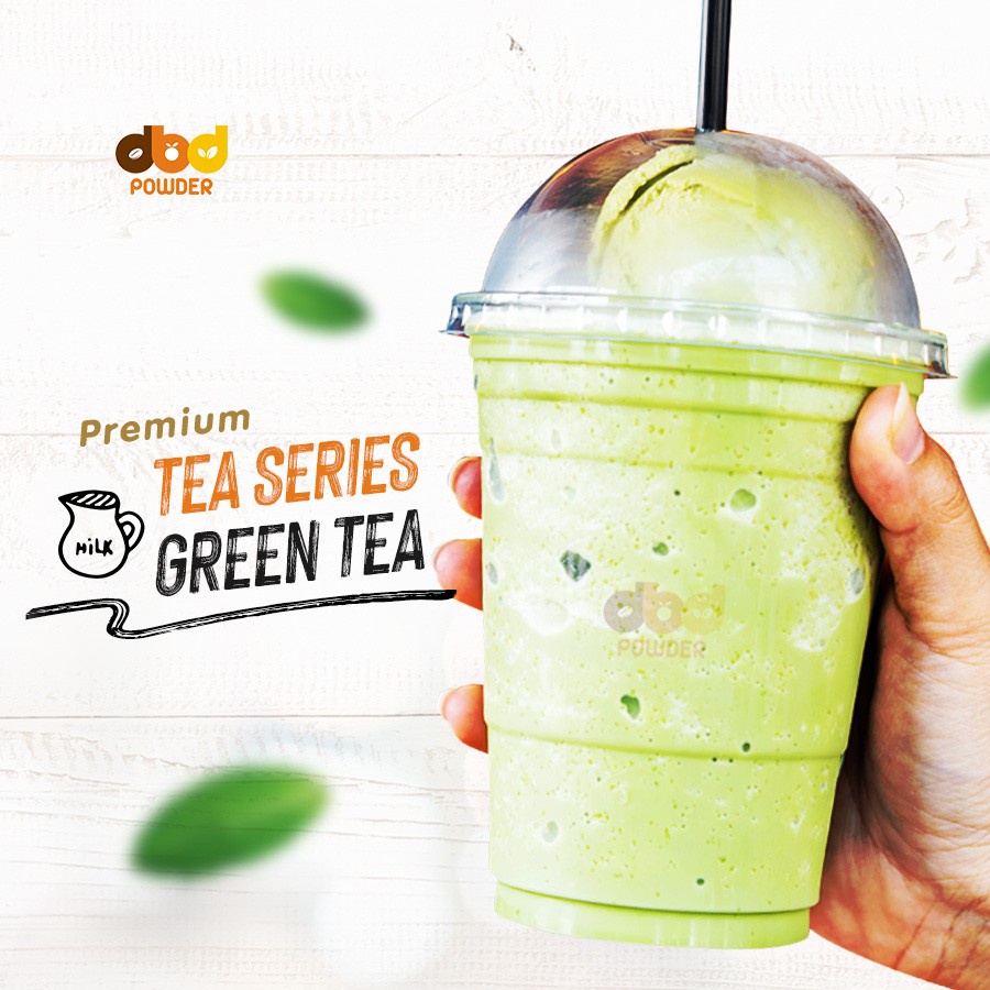 

BUBUK MINUMAN PREMIUM GREEN TEA l DBD POWDER