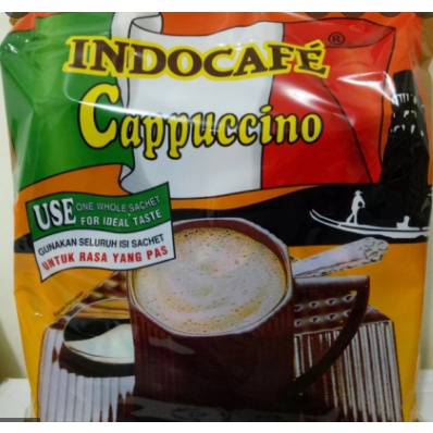 

Indocafe Cappuccino Pack 50 sachet / Kopi Indocafe Cappucino