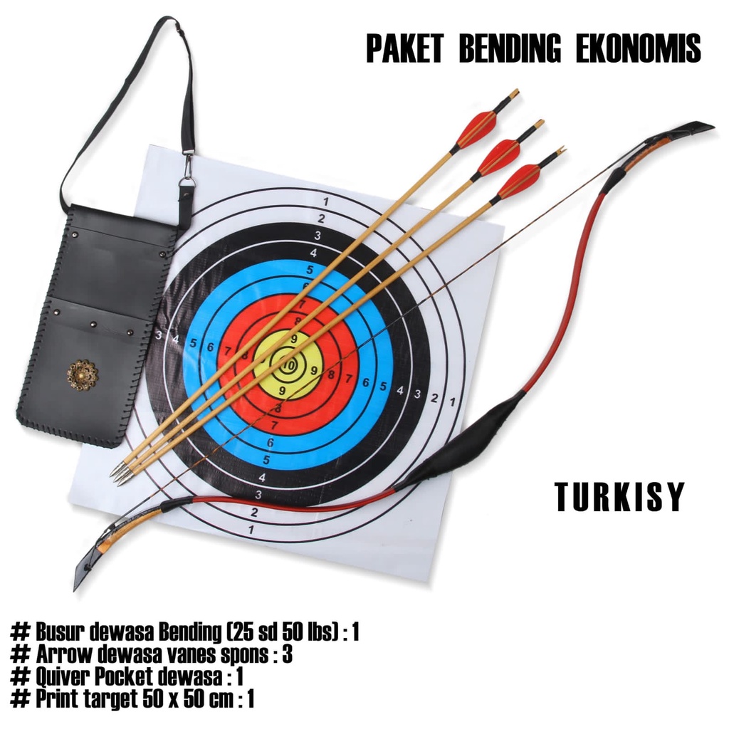 Busur Panah PAKET Bending, Busur Panah Murah Berkualitas, Turkish Bending, KTB lokal Bending
