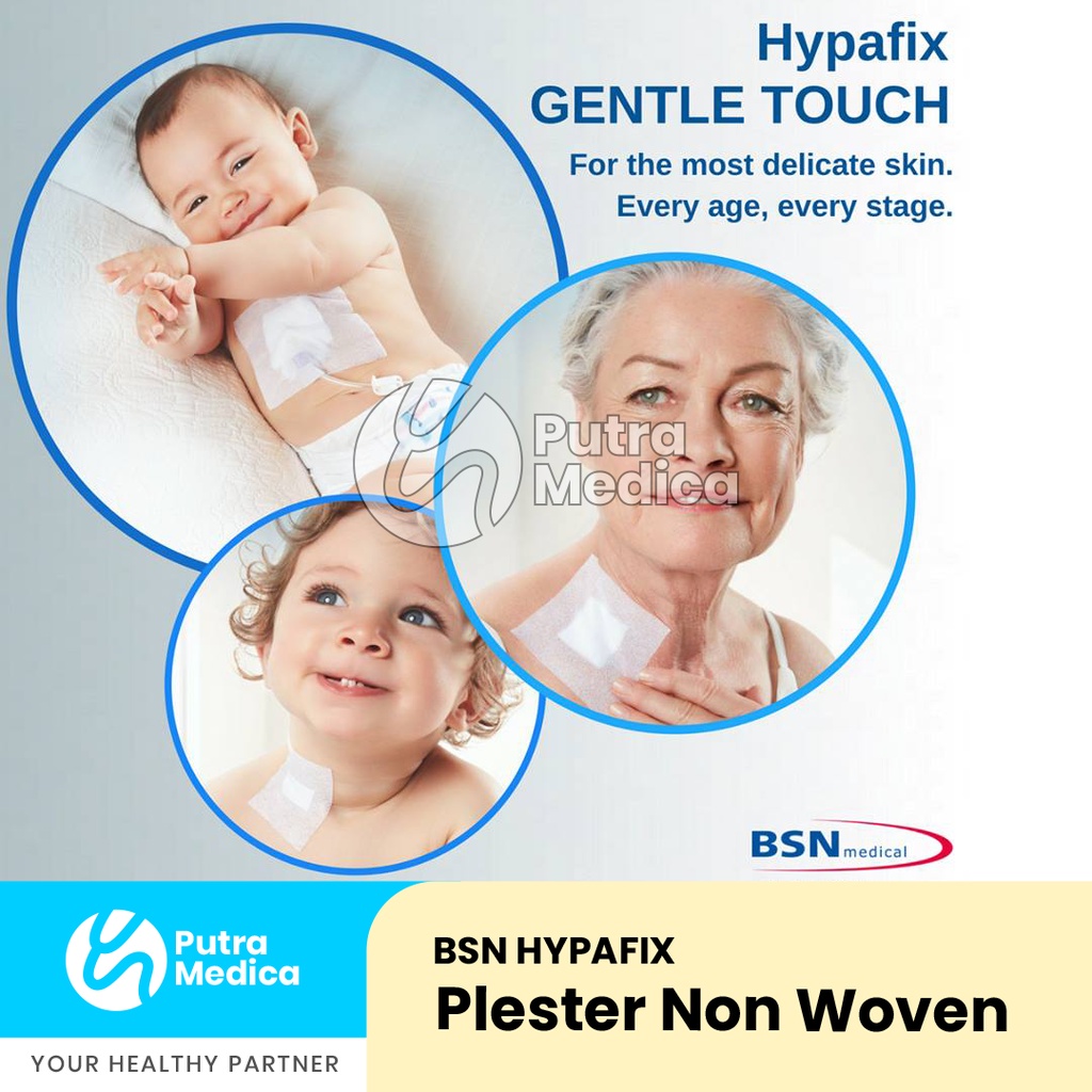 BSN Hypafix Plester Non Woven 5cm x 1m / Pembalut Penutup Luka