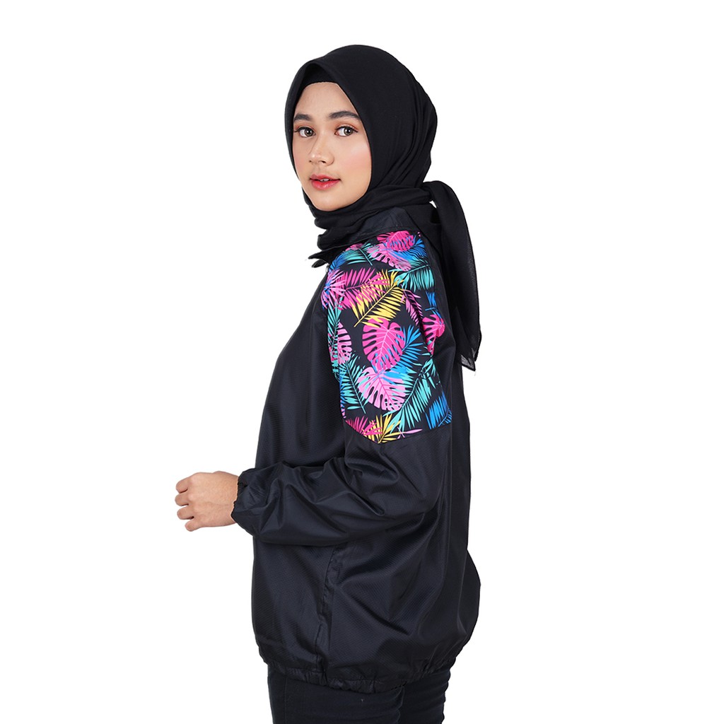 Jaket Parasut Wanita / Olahraga dan Jogging / Waterproof / COD / Beehive