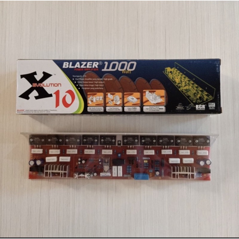 Kit Power Ampli Blazer 1000 Watt X10 Evolution