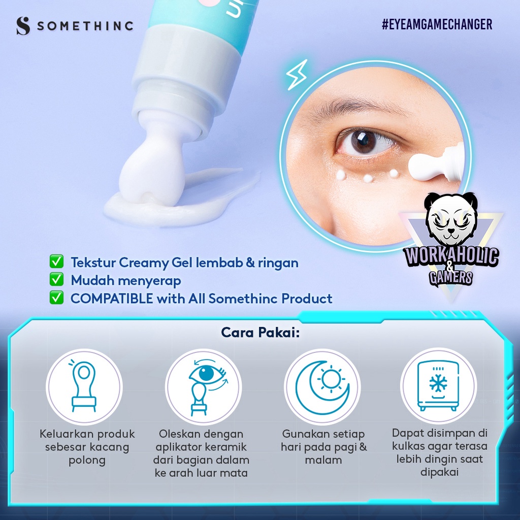 SOMETHINC Game Changer Ultimate Eye Concentrate Gel BARU