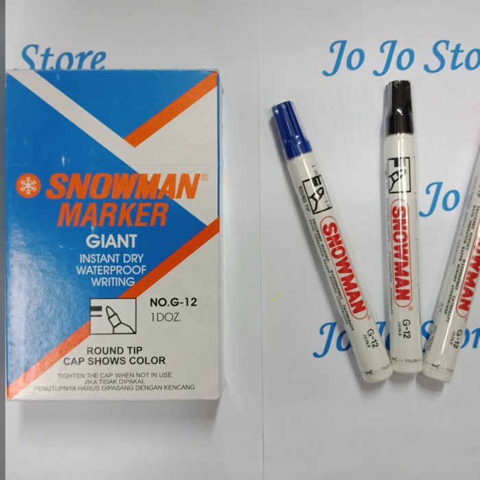 

Spidol Permanent Marker G12 Snowman