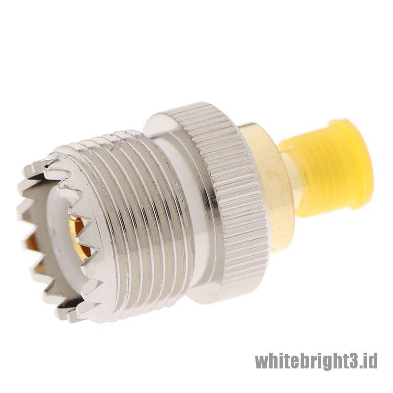 &lt; White3 &gt; 1Pc Adapter RF SL16-K / SMA-K Ke SO-239 PL259 Female Tipe M