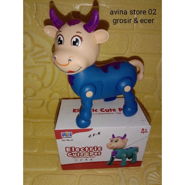 MAINAN ANAK-ANAK ELECTIC CUTE PET / MAINAN ANAK SAPI-SAPIAN