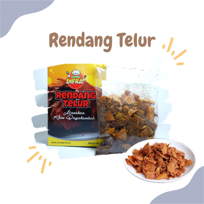 

keripik rendang telur gurih khas Padang 150gr