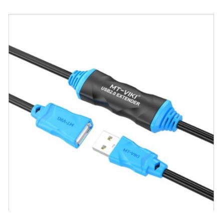 Usb A 2.0 extension cable netline 20m active 480Mbps with amplifier - Kabel usb2.0 female-male extender aktif 20 meter