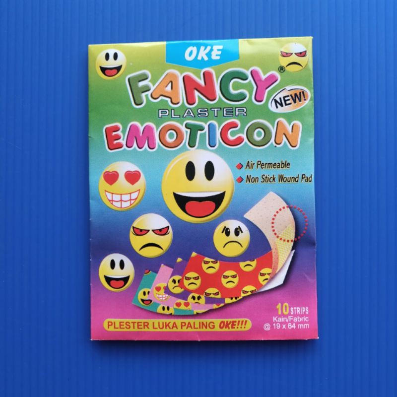 Okeplast plester anak anak kartun/karakter/motif/bergambar emoticon