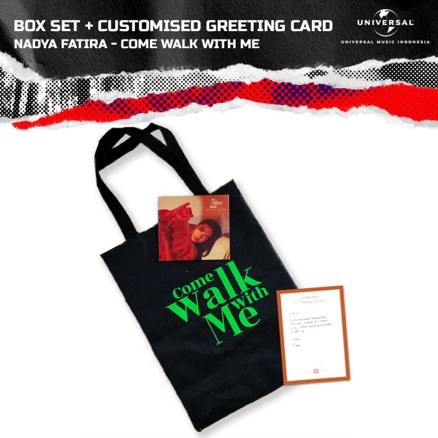 Universal Music Indonesia - Nadya Fatira &quot;Come Walk With Me&quot; Box Set + Customised Greeting Card