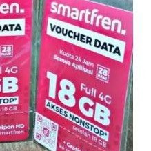 SMARTFREN VOUCHER 18 GB NONSTOP