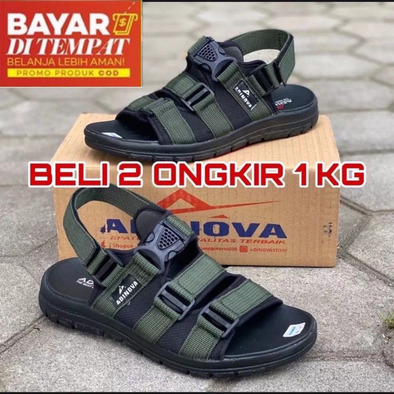 SANDAL GUNUNG BY ADINOVA PRIA WANITA STYLISH TERKINI
