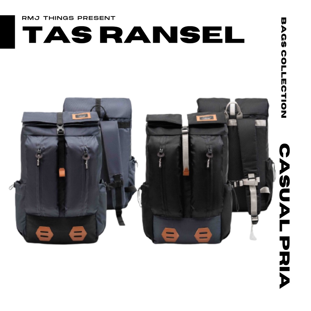 Tas Ransel Punggung Backpack Back Pack Sekolah Kuliah Kerja SMA Laptop Notebook Macbook Note Book Ma