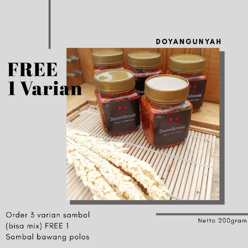 

Paket 3 varian (bisa mix) - FREE sambal 200gram