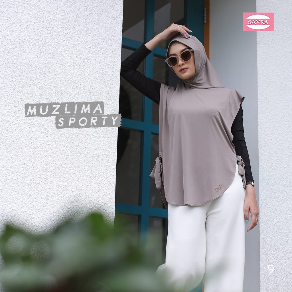 Jilbab Instan Bergo Muzlima Sporty Ori Sayra SAYRA1-3