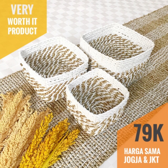 

MINI BOX Basket set isi 3
