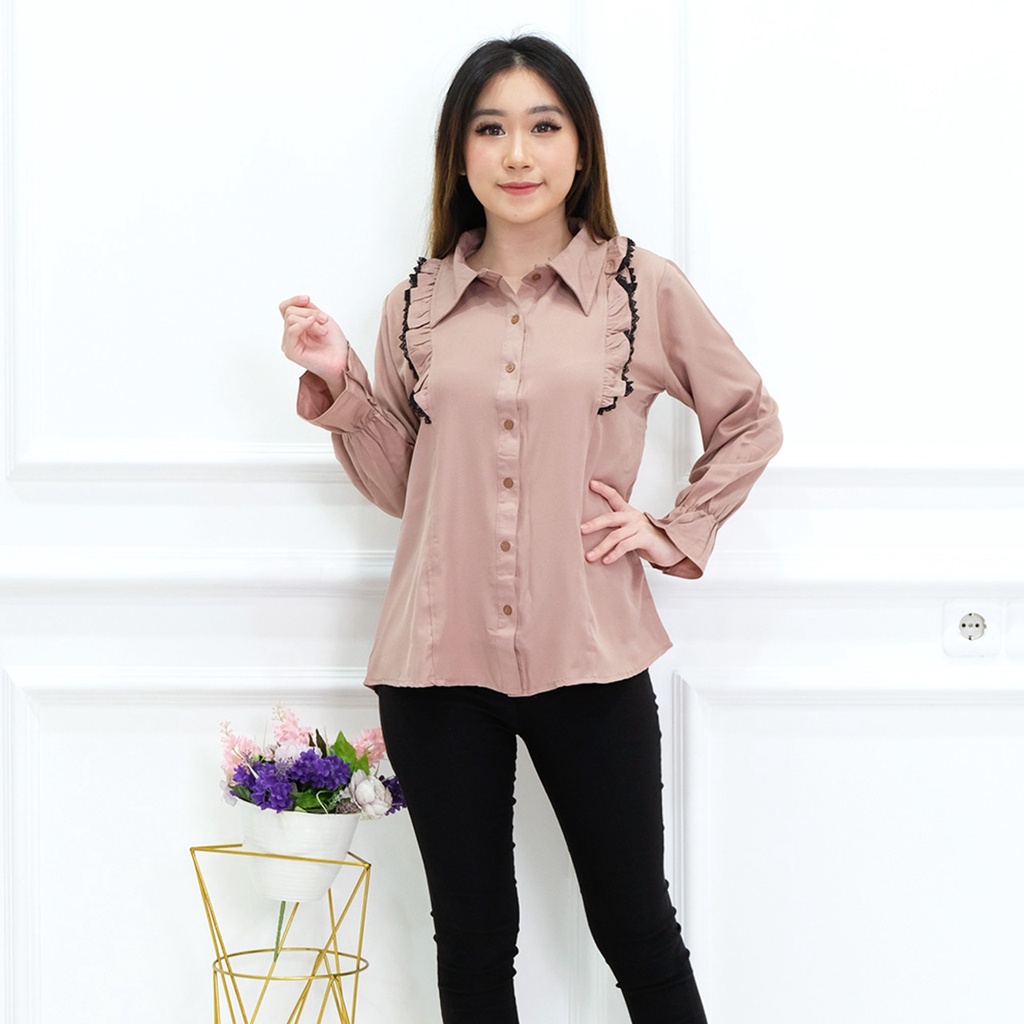 ELASTRA - BLOUSE NAGITA / KEMEJA NAGITA / ATASAN KEMEJA