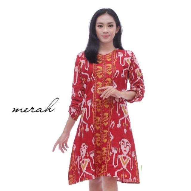 Tunik serut belucci cantik  batik modern