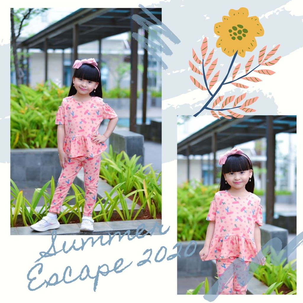 Setelan Anak Baju Sabrina Usia 1-5Thn  by Flowkids Daily