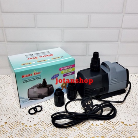 MESIN NIKITA STAR NS 300 NS300 POMPA KOLAM AMPHIBIOUS PUMP AQUARIUM AQUAPONIK