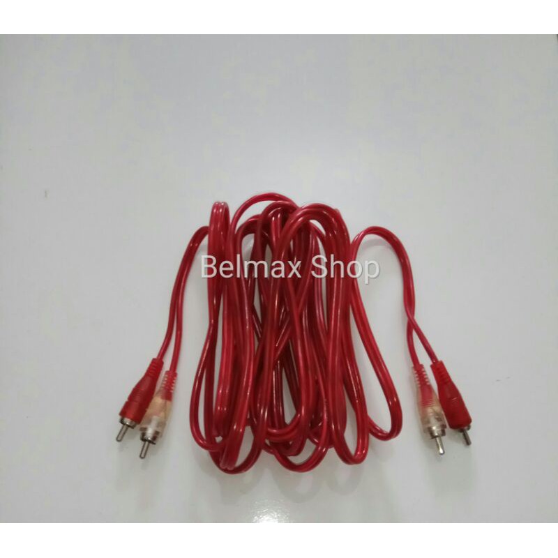Kabel RCA 2x2 Panjang 4.5Meter/Kabel Speaker/Kabel TV RCA/Kabel DVD RCA