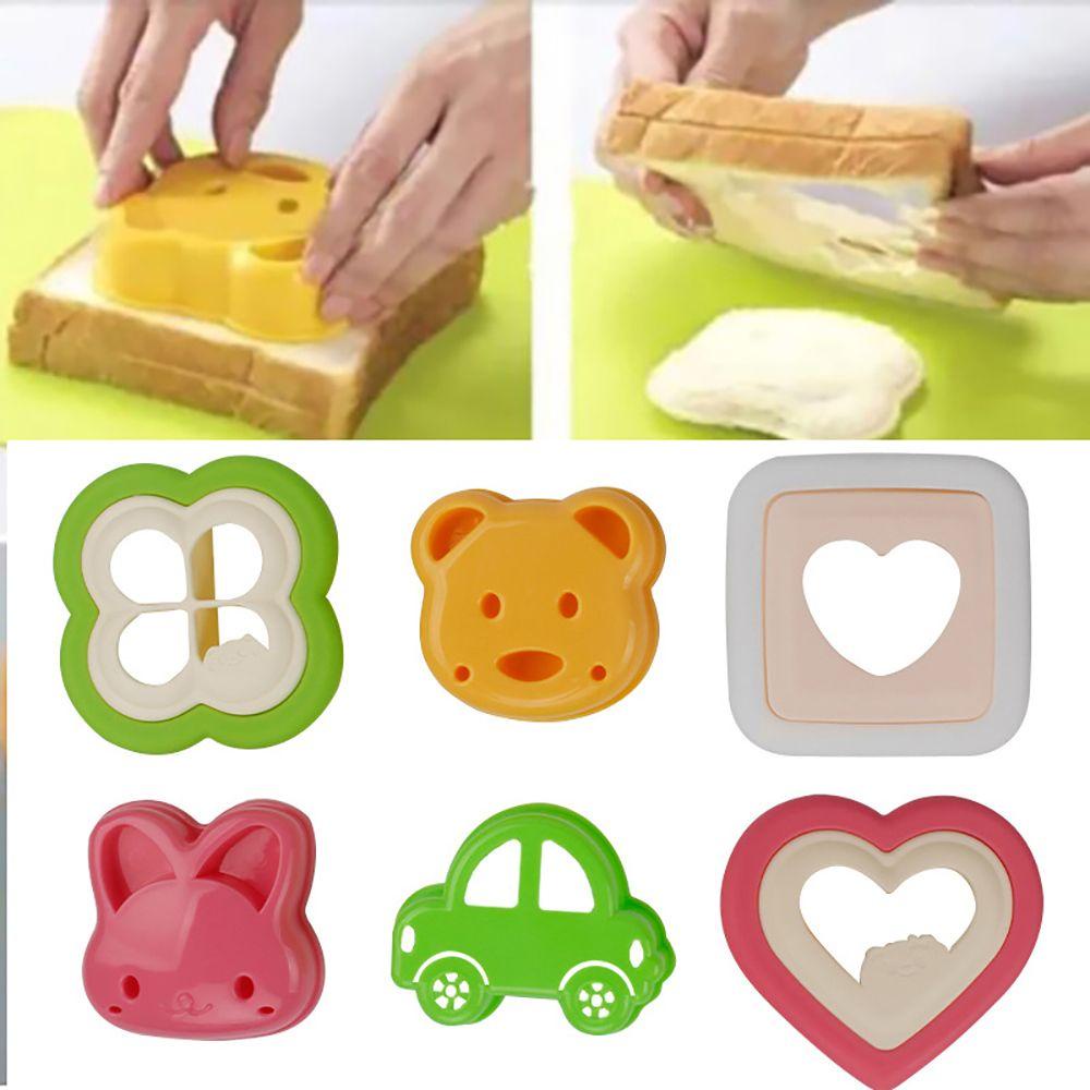 Cetakan Sandwich Nanas Kue Beruang Kelinci Aksesoris Dapur Toast Bread Mold