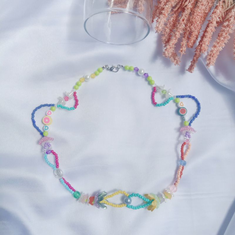 SHELDON NECKLACE / KALUNG MANIK MANIK / CHOKER MANIK MANIK / BEAD NECKLACE