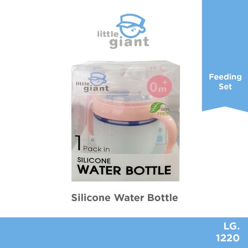 Little Giant Sillicone Water Bottle/Sippy cup anak/Training cup -Botol minum bayi