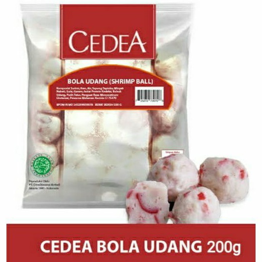 

CEDEA Shrimp Ball / Bola Udang 200gr