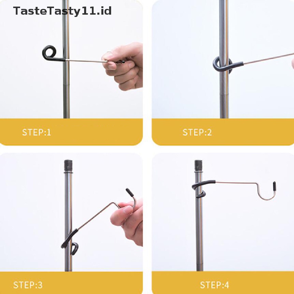 Tastetasty Kait Gantungan Lampu Tenda Portable Untuk Outdoor / Camping / Memancing