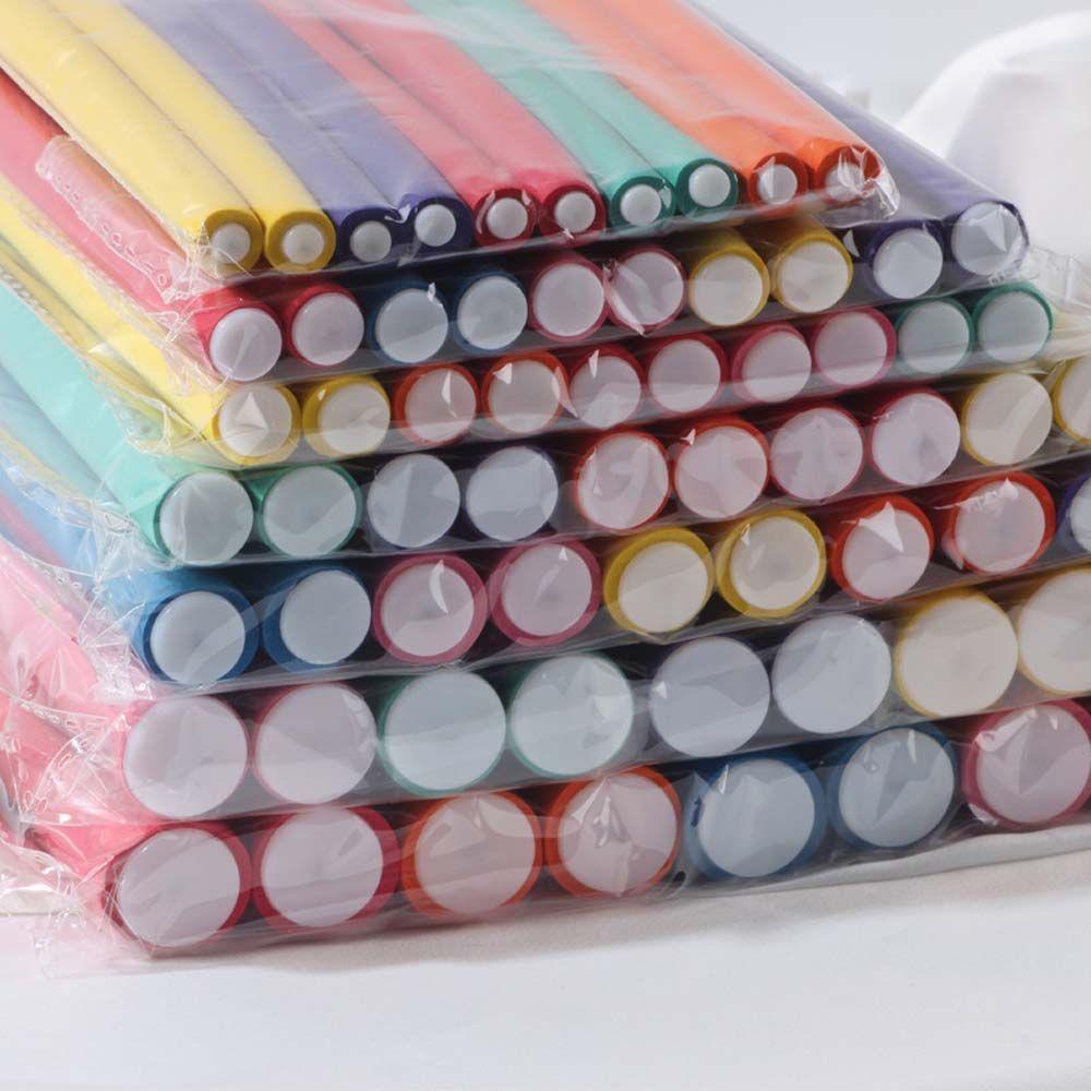 Rol Rambut Agustina Lembut Isi 10pcs DIY Alat Pengeriting Rambut Hairdressing Twist Stick