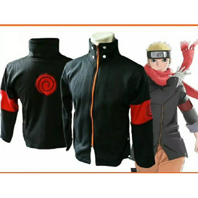 Jaket naruto the last versi jubah cosplay