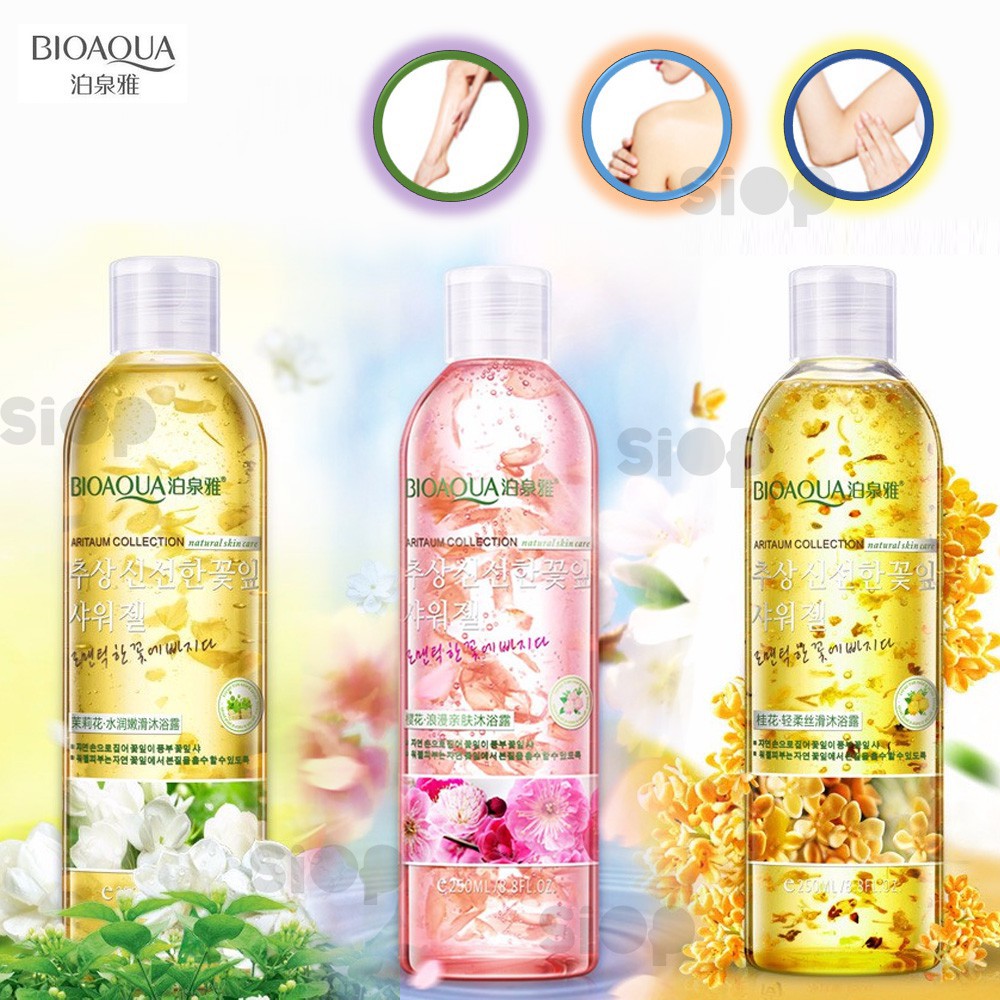 BIOAQUA ABSTRACT FRESH PETALS SHOWER GEL
