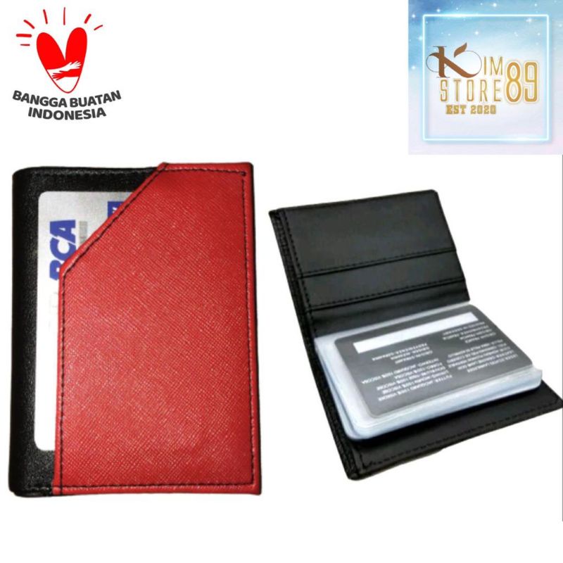 Dompet Kartu Nama Card Holder Pria Wanita - Kombinasi