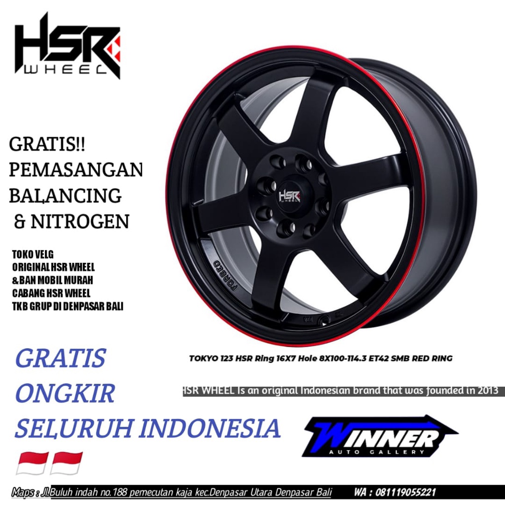 VELG RACING TE37 RING 16 LUBANG 4 BRIO AGYA ALYA YARIS YRV SOLUNA XENIA HSR TOKYO