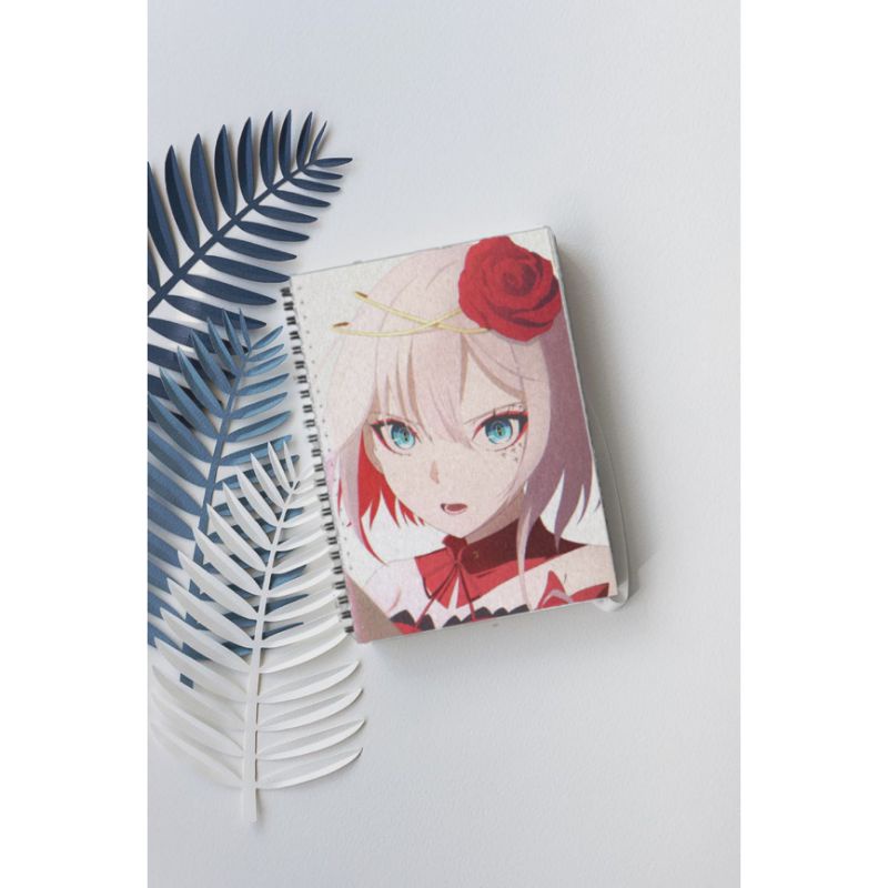 

notebook buku custom anime softcover isi 100 halaman full color murah