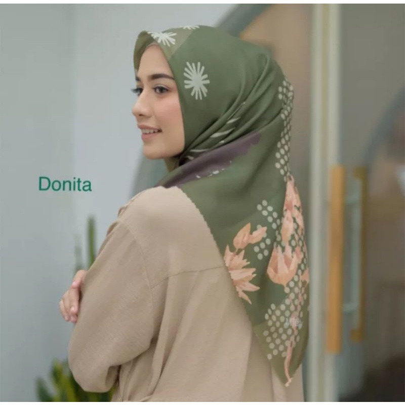 Hijab segi empat my LADY  MOTIF DONITA  SUPER PREMIUM/krudung