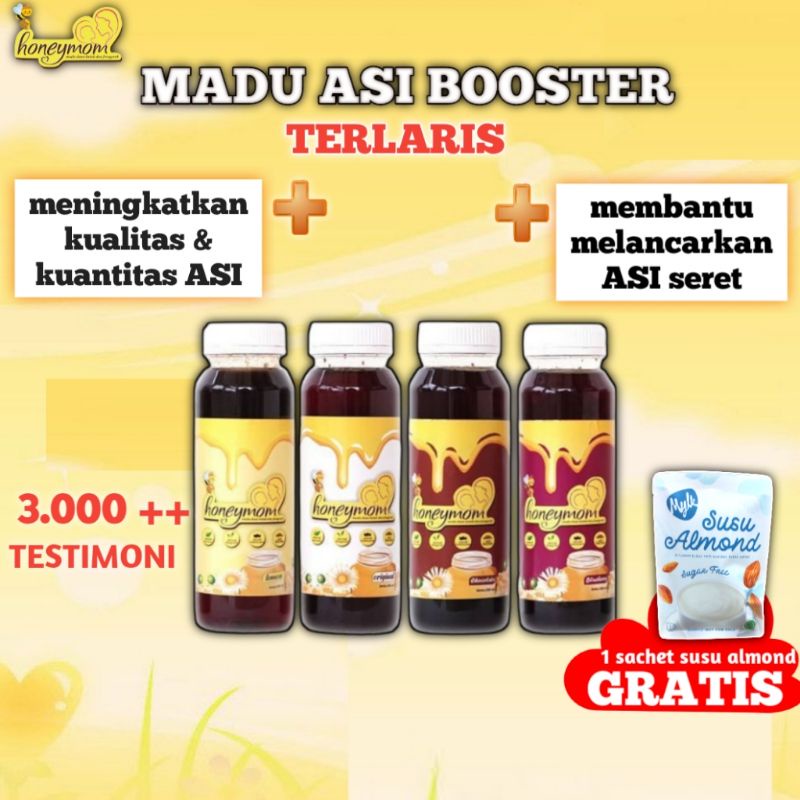 Pelancar Asi Booster , Madu Lancar Asi Honeymom Original