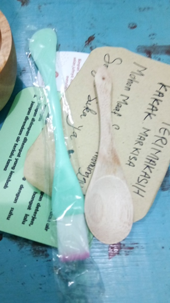 Mangkok Kayu  Masker Grade B (doff)
