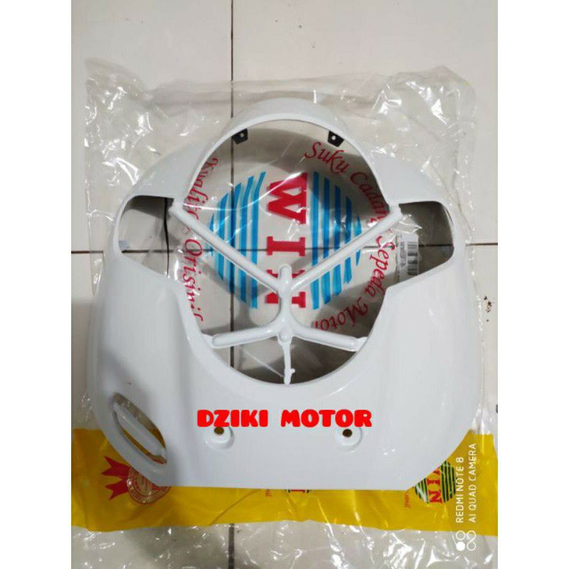 depan tameng reflektor scoopy new esp k93 putih mutiara