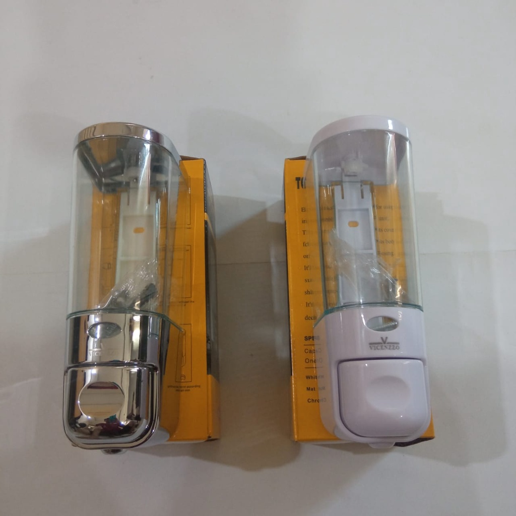 Dispenser Tempat Sabun Cair Single with Key Lock - Single Touch Soap/Tempat Sabun Multifungsi