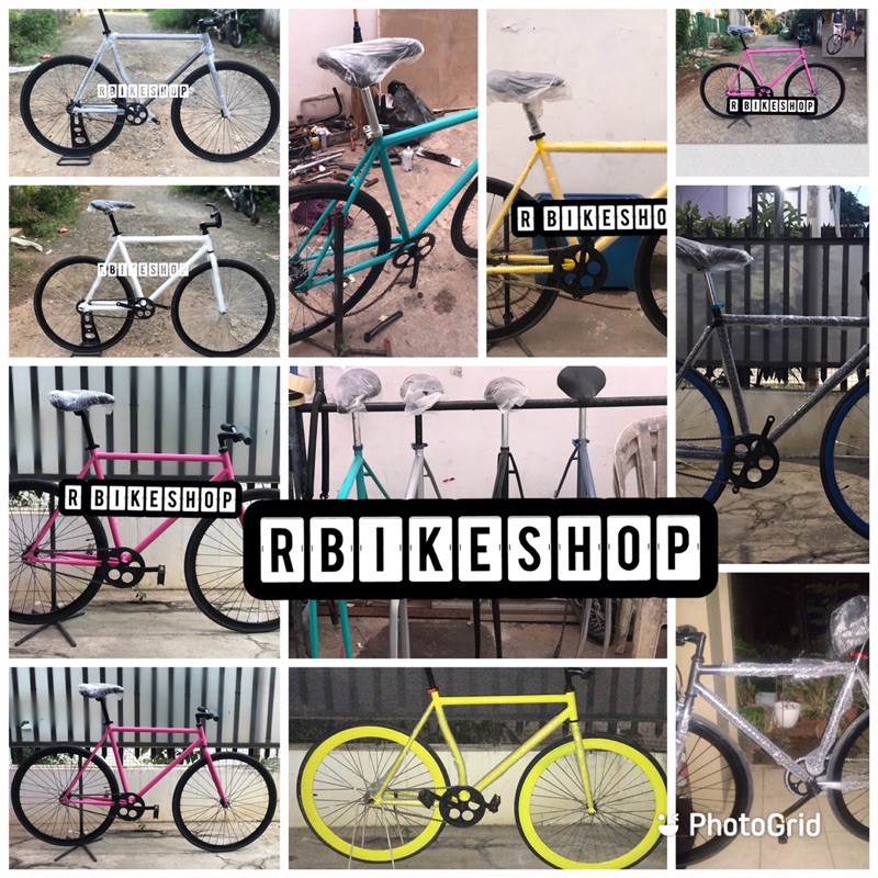 sepeda fixie new warna bebas, fullbike