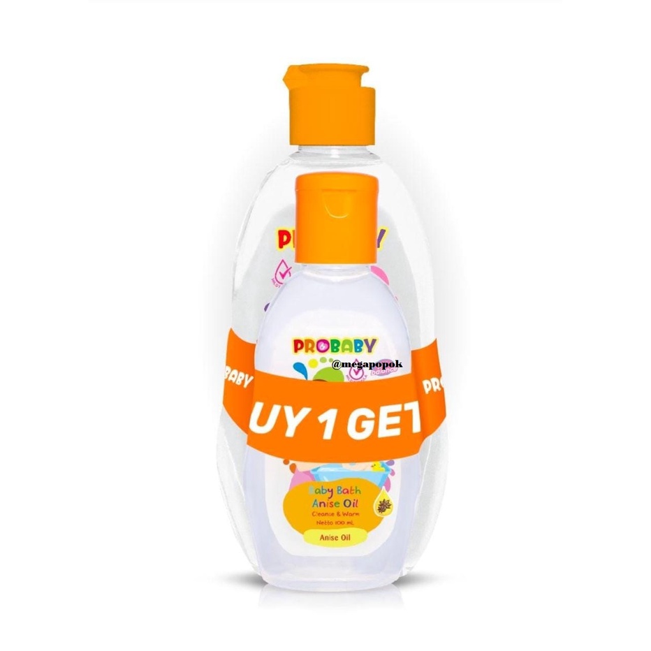 [BUY 1 GET 1] PROBABY BABY BATH ANISE OIL 200ML + FREE 100ML/megapopok