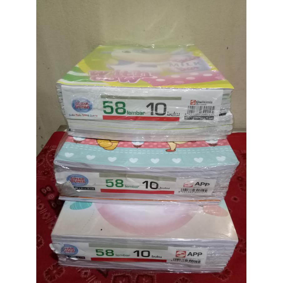 

Buku Tulis Sidu Sinar Dunia 58 Lbr