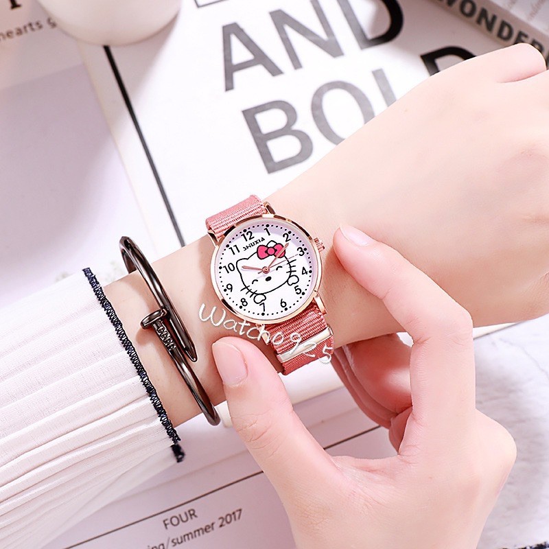 JAM TANGAN WANITA TOUCH PASIR DIGITAL FASHION TANGAN ANALOG IMPORT JAM MAGNET RANTAI JAM MUNRAH W124-6