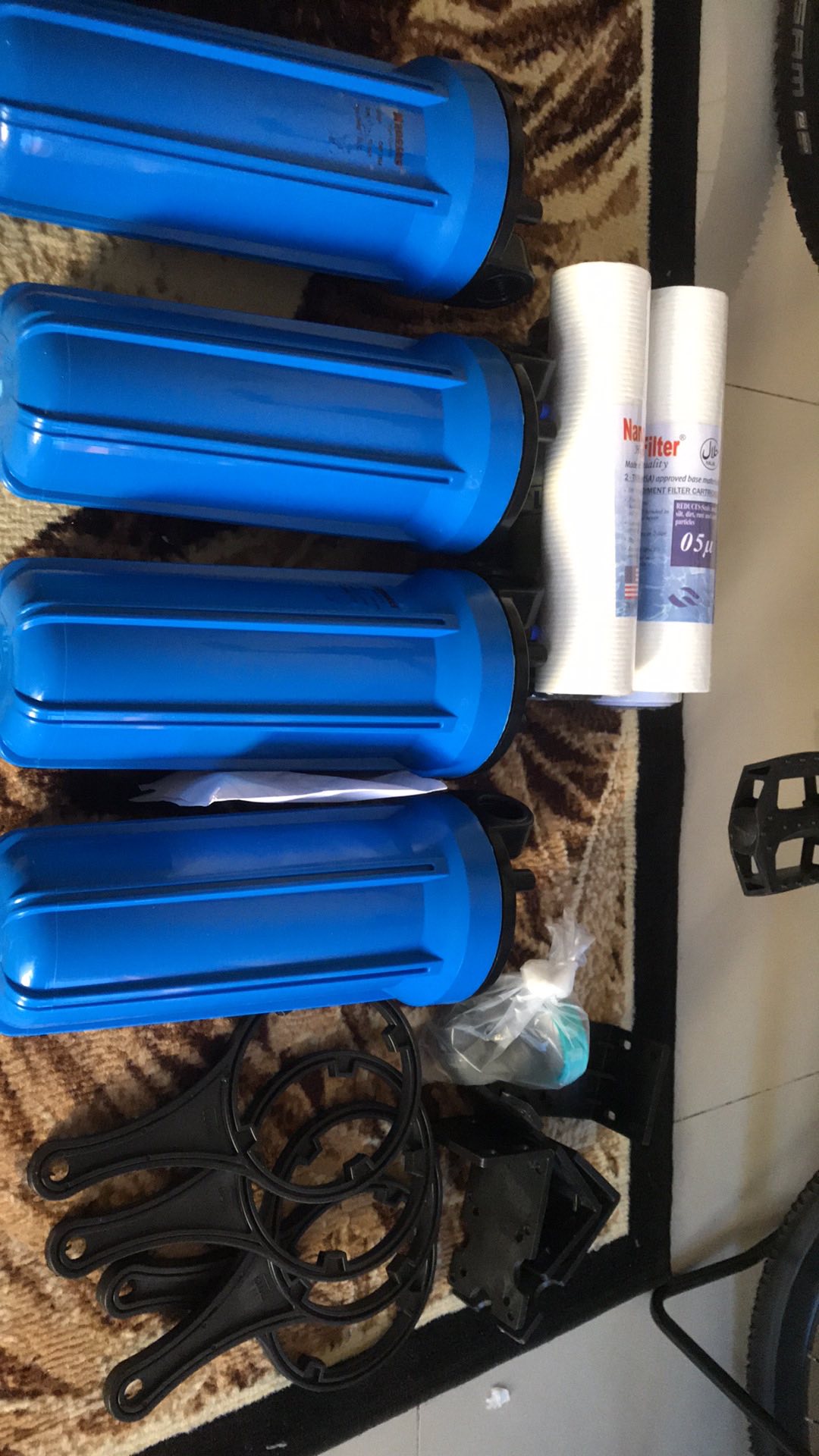 Filter Air Ledeng/pdam Plus 4 Housing Blue-saringan Air Siap Pakai - Watertech-watertech-gac-garuda