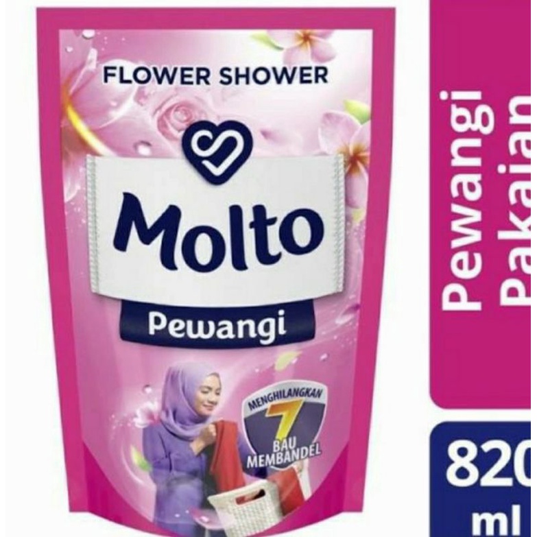 Molto Flower shower pewangi 820 ml