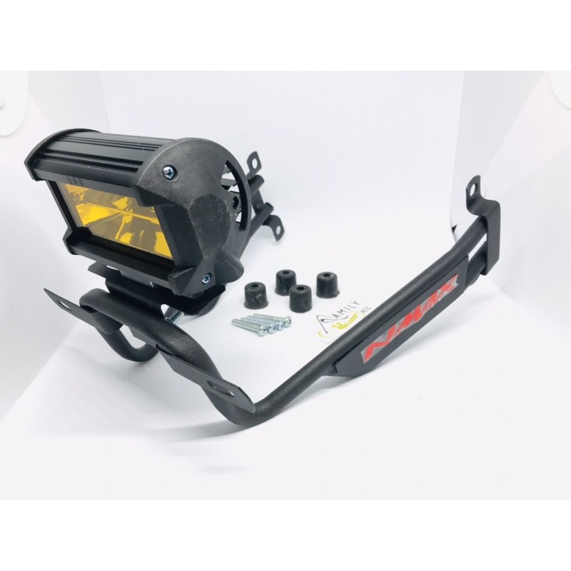 Bracket Dudukan Plat Nopol + Lampu Tembak 24 LED Motor Yamaha Nmax New 2020 Aerox 155 Nmax Old 2019