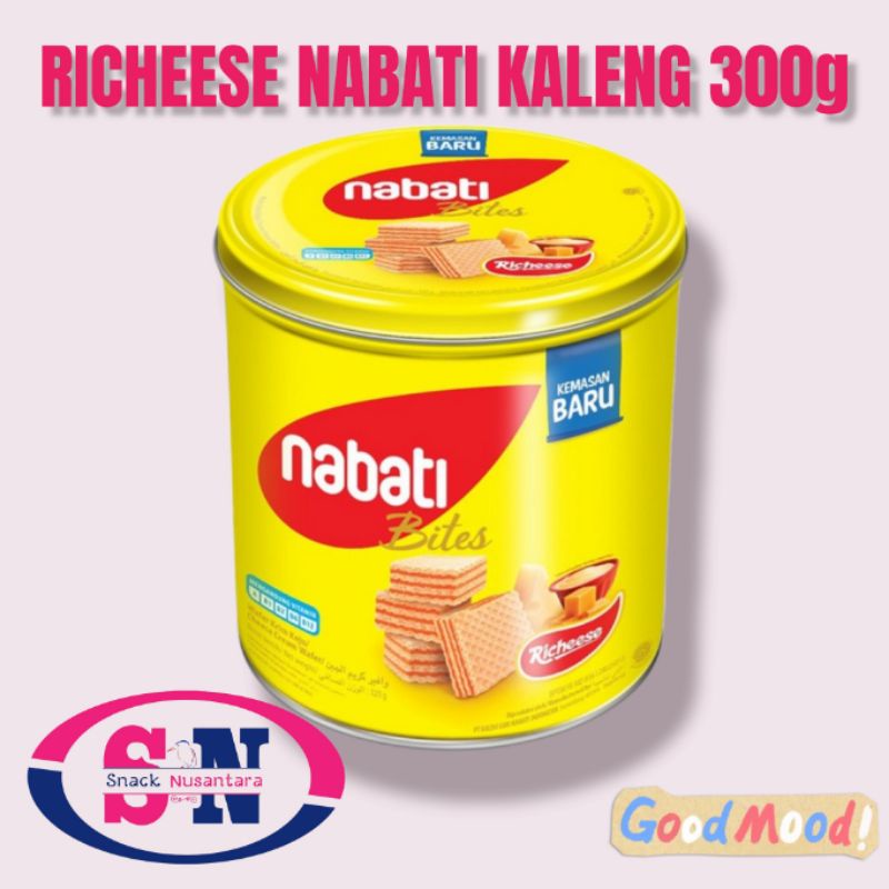 

RICHEESE NABATI BITES KALENG 300g Nabati Keju Kaleng Kue Lebaran Nabati Kaleng