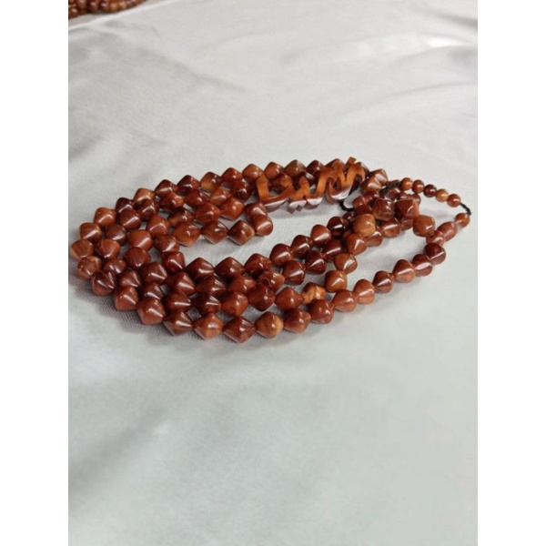 Tasbih kaukah wajik huruf timbul arab latin